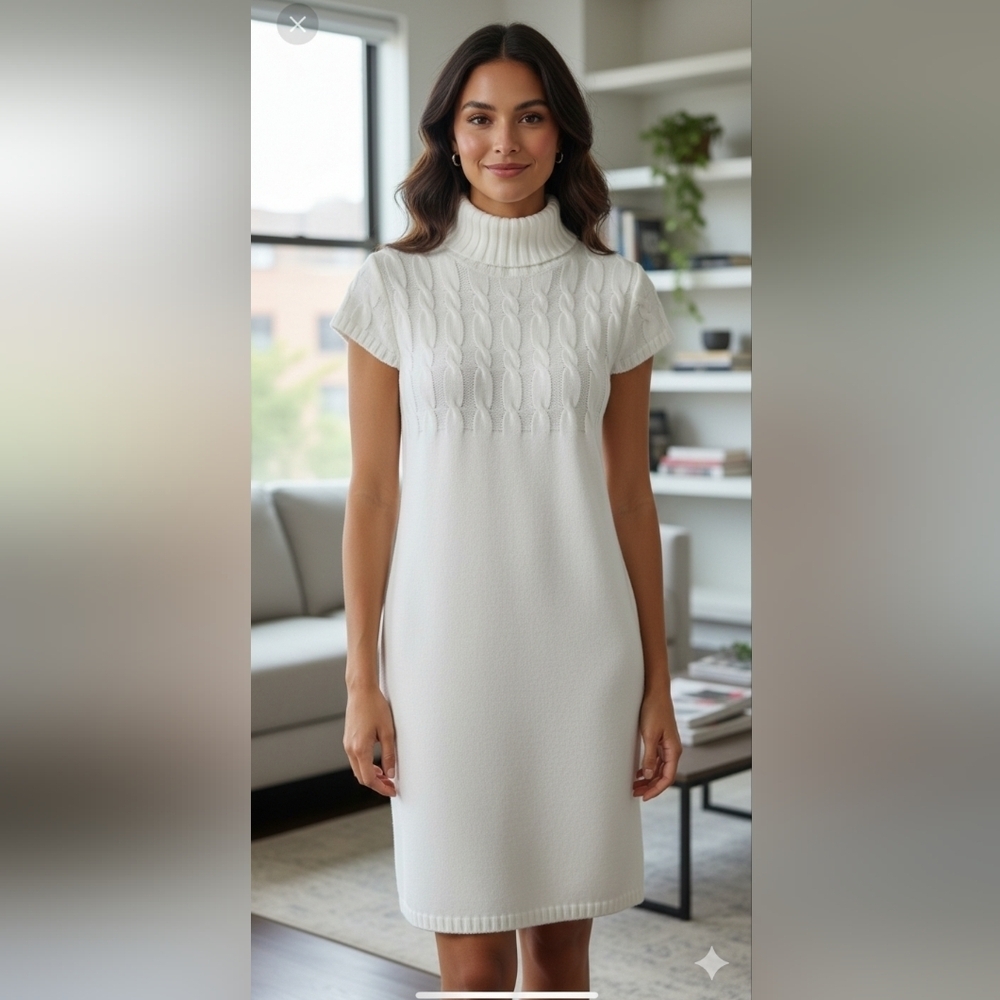 NWT Say what sweater dress cowl neck size medium